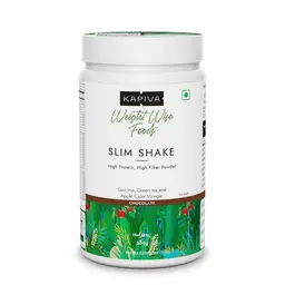Kapiva Chocolate Slim Shake - Meal Replacement Drink With 6 Ayurvedic Herbs and 12 Superfoods to Help Manage Weight icon