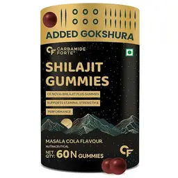 Carbamide Forte Himalayan Shilajeet/Shilajit Gummies for Strength, Stamina and Immunity