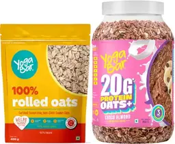Yogabar - 20g Chocolate Protein Oats 850g - Rolled oats 400 pouch icon