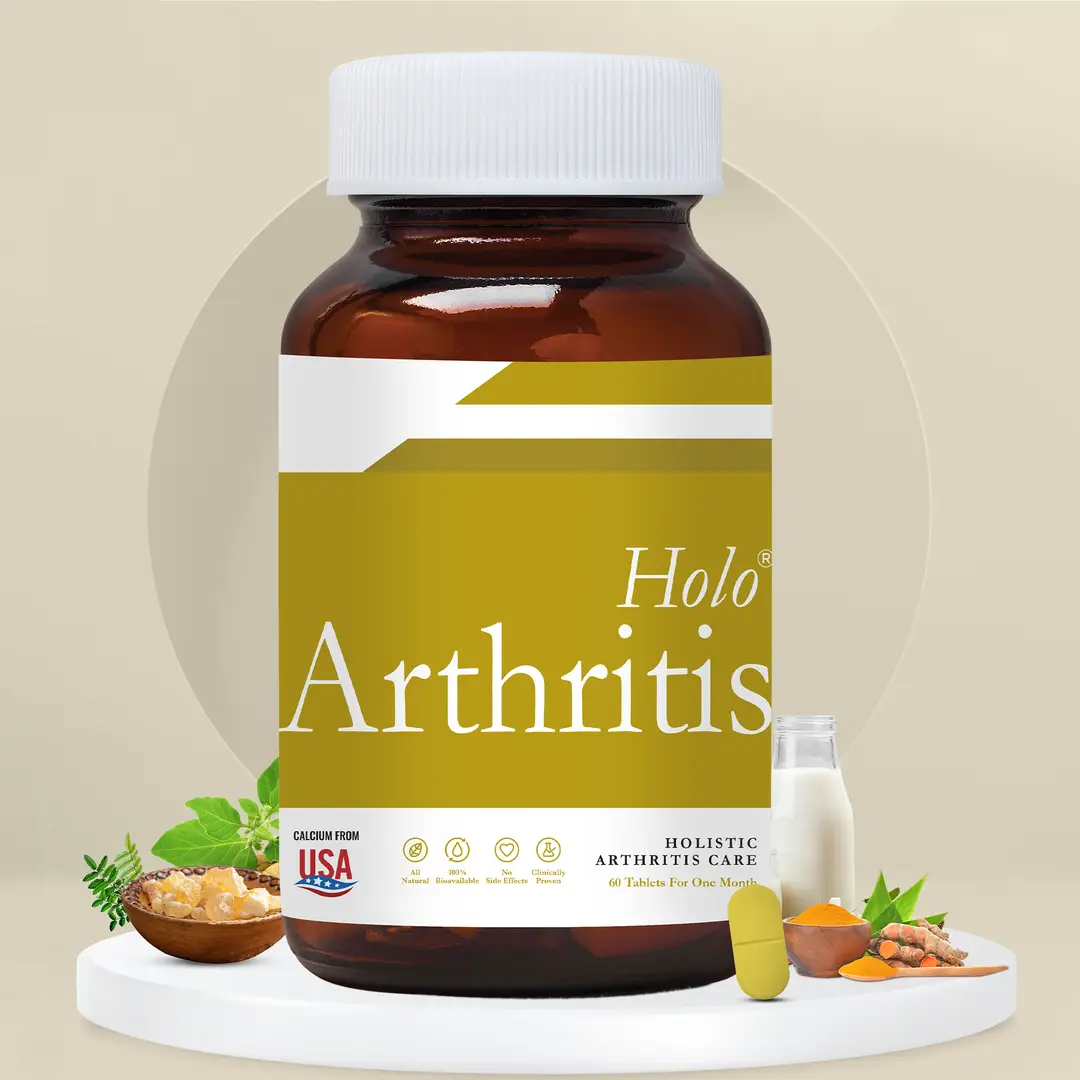 Zeroharm - Holo Arthritis Enriched with Vitamin D3 and Vitamin K2-7 - Pack of 1 (60 Tablets)