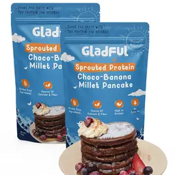 Gladful Sprouted Pancake Banana with Millet Lobia Masoor Protein for Kids and Families icon