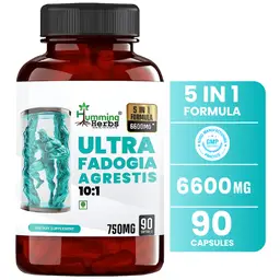Humming Herbs Ultra Fadogia Agrestis Capsules | Tongkat Ali, Maca Root Extract | Increase Energy Level, Balance The Immune System And Support Sleep Well icon