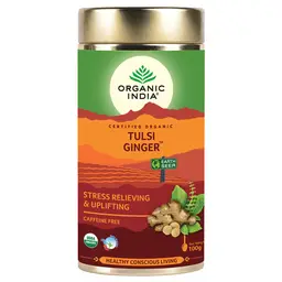 Organic India Tulsi Ginger 100g Tin icon