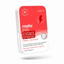 Wellbeing Nutrition - Melts - Instant Energy, 100% Plant Based Green Tea Caffeine, Essential Electrolytes and Vitamins icon