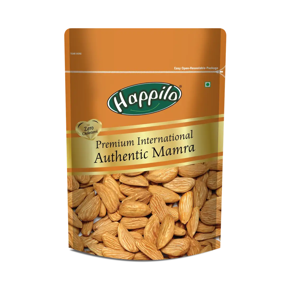 Happilo Premium International Authentic Mamra Almonds - Pack of 1 (250 gm)