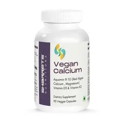 Sharrets - Vegan Calcium Supplement with Magnesium, Vitamin D3 400 IU & Vitamin K2 for Healthy Bones and Joints icon