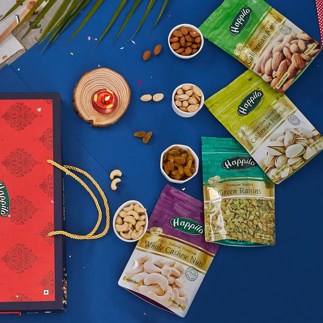Happilo Dry Fruit Celebrations Gift Box - Saturn,500g