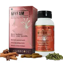 Nature Code My Fam Improves General Health And Well - Being-60 Veg. Tablets
