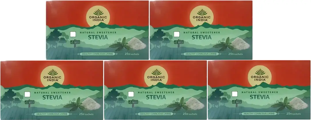 Organic India - Stevia - Pack of 5 (125 Sachets)