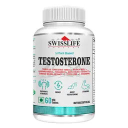 SwissLife Forever Swisslife Forever Testosterone Supplement with Ashwagandha L-Citrulline and Kaunch Beej for Improved Muscle Strength and Boosts Stamina icon