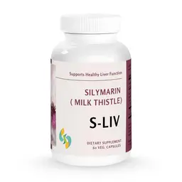 Sharrets S-LIV, Silymarin Milk Thistle Liver Detox Supplement 500mg x 60 Capsules icon