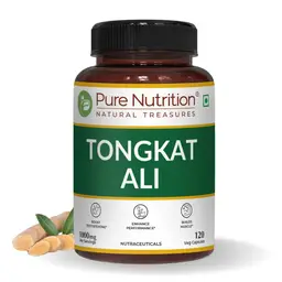 Pure Nutrition Tongkat Ali 1000mg for Male Wellness, Boosts Energy, Immunity and Stamina