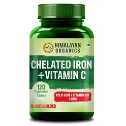 Himalayan Organics Chelated Iron with Vitamin C Supplement icon