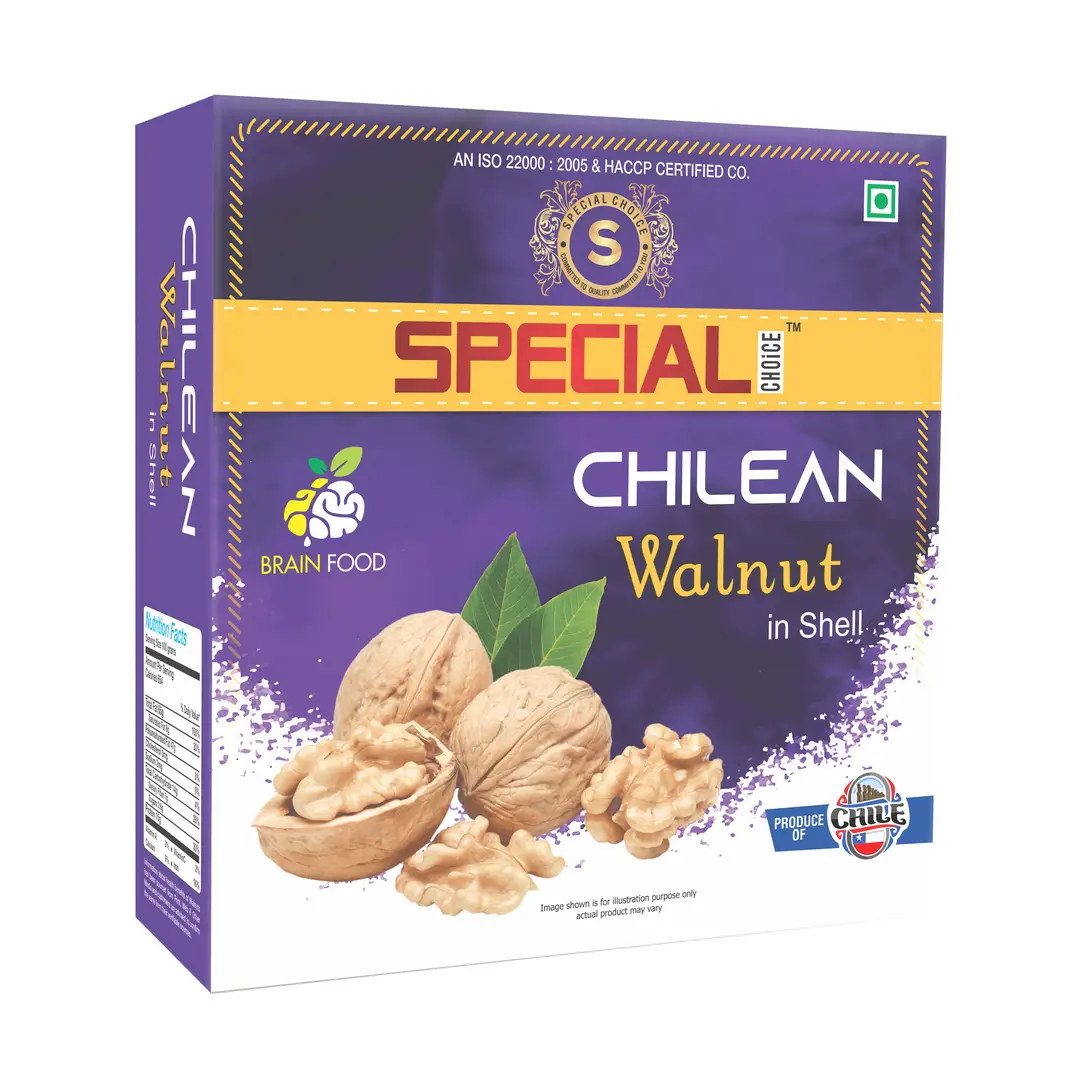 Special Choice Chilean Walnut Inshell for Weight Regulation - Pack of 1 (500 gm)