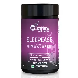 Wishnew Wellness Sleepease with Melatonin for Restful and Deep Sleep