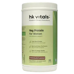 HealthKart - HK Vitals ProteinUp Women, Vegetarian Protein with Soy, Whey, Vitamin C, Biotin, Garcinia & Green Tea, for Strength & Beauty