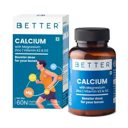 BBETTER Calcium Magnesium Zinc Tablets with Vitamin D3 & K2 for bones and joints icon