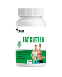 Trikut Nutrition Herbal Fat Cutter - Antioxidant Properties Of Various Ingredients Discourage Oxidative Stress In Your Body And Regulate Blood Fats And The Production Of New Fatty Acids  (120Tablets) icon