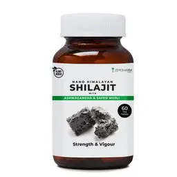 Zeroharm Shilajit,Ashwagandha |Amplifly Performance, Stamina, Improve fertility, Enhance sexual wellness-60T icon