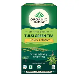 Organic India Tulsi Green Tea Honey Lemon 25 Teabags icon