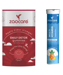Zaocare Daily Detox (30 Gummies) & Multivitamin (15 Effervescent Tablets) icon