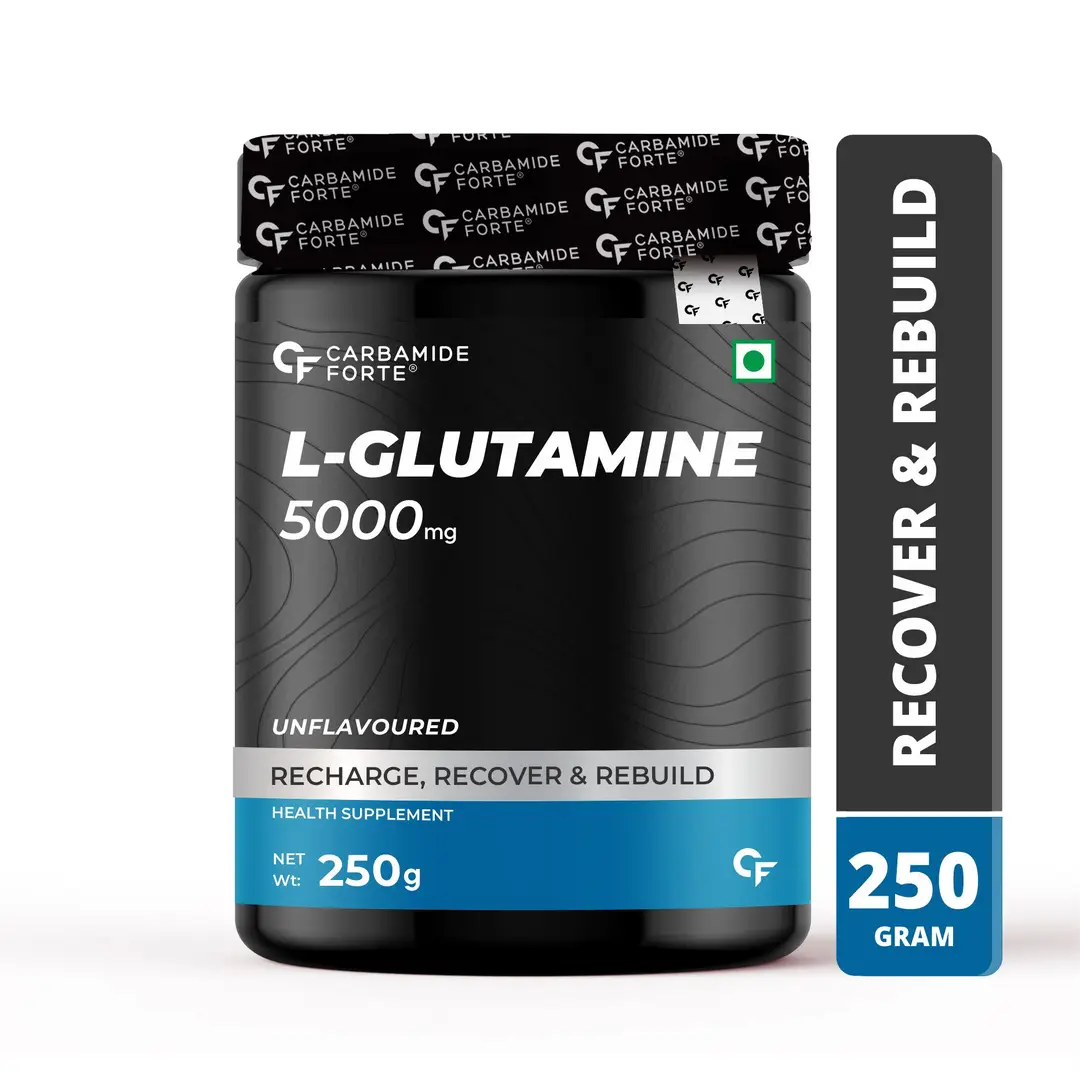 Carbamide Forte L Glutamine Powder 5000mg for Powerful Gut Health and Immune Support - 250gm