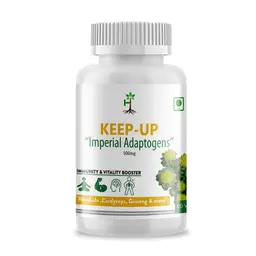 Humming Herbs Keep Up Adaptogenic Blend Of Rhodiola, Korean Ginseng, Cordyceps & Ginkgo Biloba (90 Capsules) icon