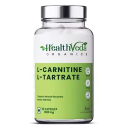 Health Veda Organics - L Carnitine L-Tartrate 1000mg - for Supporting Muscle Recovery and Endurance icon