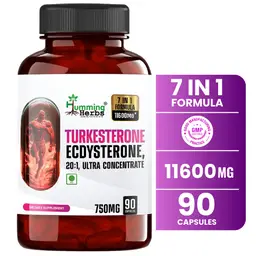 Humming Herbs Turkesterone with Tribulus Terrestris for Muscle Growth and Memory Support icon