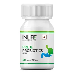 INLIFE - Prebiotics and Probiotics Supplement for Men Women - 60 Capsules icon