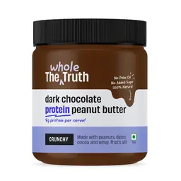 The Whole Truth - Dark Chocolate Protein Peanut Butter - Crunchy | All Natural | Gluten Free | 325g icon