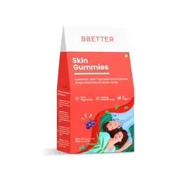 BBETTER Skin Gummies with Hyaluronic Acid, Grape Seed, Bamboo Shoot & Green Amla icon