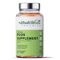Health Veda Organics - Plant Based PCOS Multivitamin for Balancing Hormonal Levels, Reduces Acne and Facial Hair icon