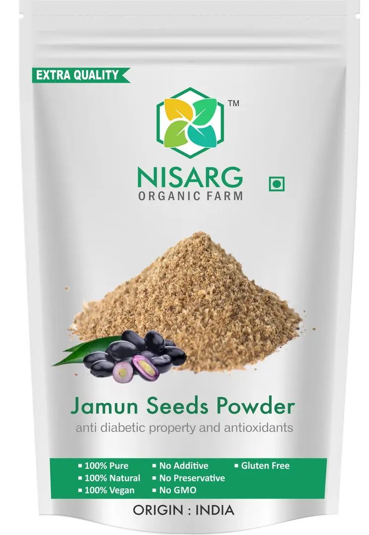 Nisarg Organic Jamun Seeds Powder
