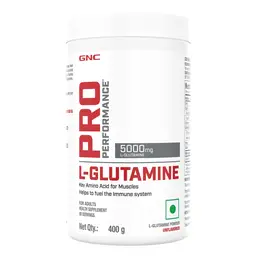 GNC Pro Performance L-Glutamine 5000 mg | Key Amino Acid For Faster Recovery | Boosts Immunity | Supports Intestinal Function icon