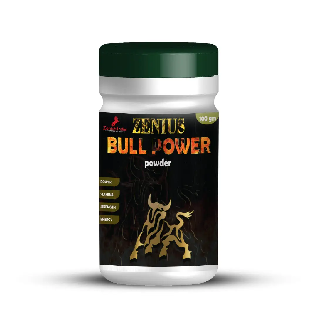 Zenius Bull Power for Men with Shatavari and Gokhru for Sexual Health - 100 gm