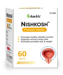 Ambic Ayurveda NISHKOSH Tablet for Prostate Health I Ayurvedic Medicine for Bladder Control icon