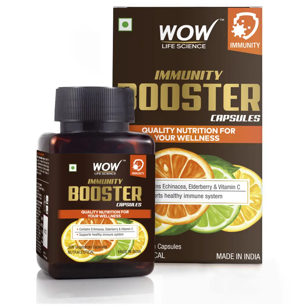 WOW Life Science - Immunity Booster Capsules - Support Healthy Immune System - 30 Capsules