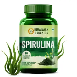 Himalayan Organics Spirulina 2000mg Supplement for Good Health Weight Management And Immunity Booster icon