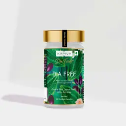 Kapiva Dia Free Capsules - With Gurmaar, Jamun, Giloy & Haldi - For Natural High Blood Sugar Control icon