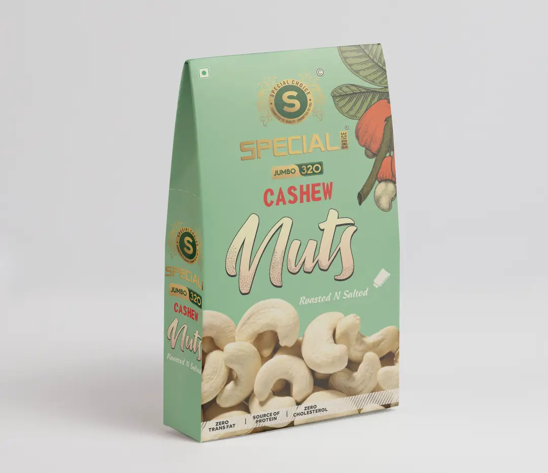 Special Choice Cashew Nuts Roasted N Salted for Promoting Weight Loss and Heart Health - Pack of 1 (250 gm)