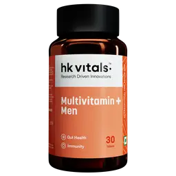 hk vitals Multivitamin Plus Men with Vitamins A, E, C, B12, Biotin for Energy, Stamina, Immunity, Gut, Heart, Bone & Muscle Health