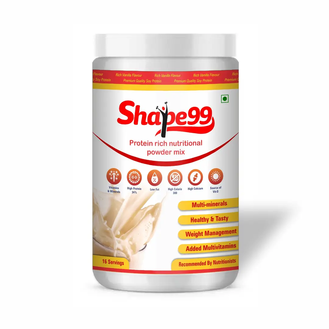 Shape99 - Protein Rich Nutritional Powder - Rich Vanilla (0.5 Kg)