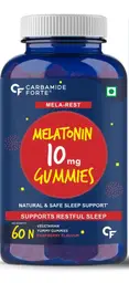 Carbamide Forte - Melatonin Gummies 10mg for Better Sleep | Sleep Supplement - 60 Veg Gummies icon