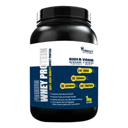 Trikut Nutrition Premium Whey Protein for Muscle Building & Recovery, 33 Servings - Formulated with the finest whey protein concentrate & whey protein isolate which delivers 24g of protein. icon