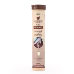 UPAKARMA - Ayurveda Pure Shilajit Effervescent - Boost Performance, Stamina and Strength - 20 Tablets icon