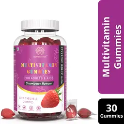 Newtreesun - Multivitamin gummies - Enhances Immunity and Supports Hormone Balance - Strawberry Flavour icon