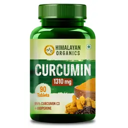 Himalayan Organics - Curcumin with Bioperine 1310mg with 95% Curcuminoids icon