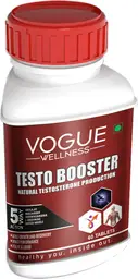 Vogue Wellness TestoBooster with Ashwagandha Shilajit Safed Musli for Muscle Growth Stamina Energy icon