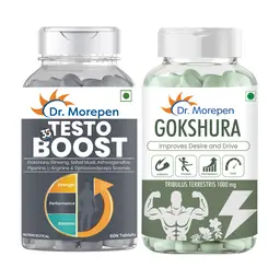 Dr. Morepen Gokshura and Testo Boost Tablets for Men (Combo Pack) icon